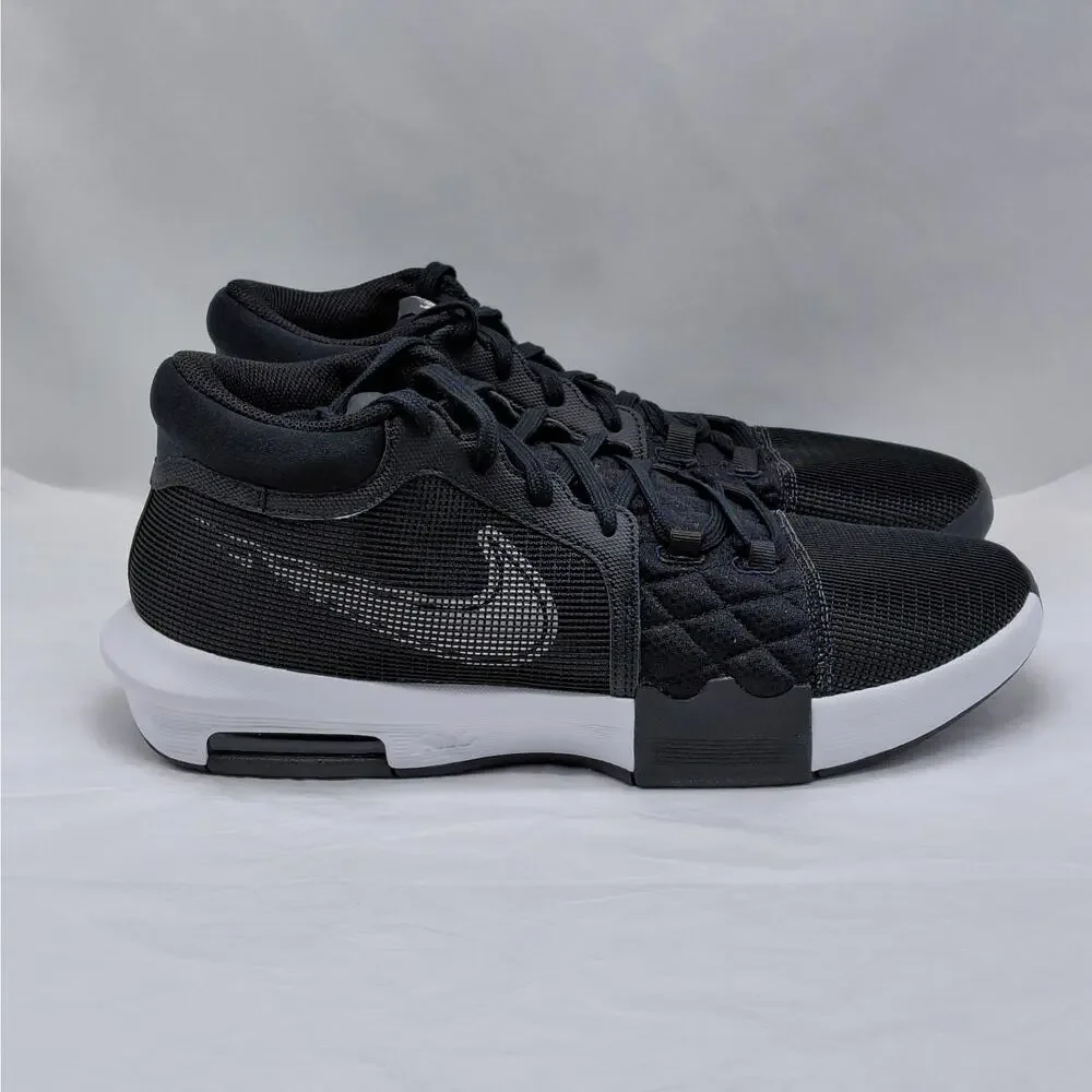 Nike LeBron Witness 8 TB Men’s 12 Black White Basketball Shoes Running Sneakers